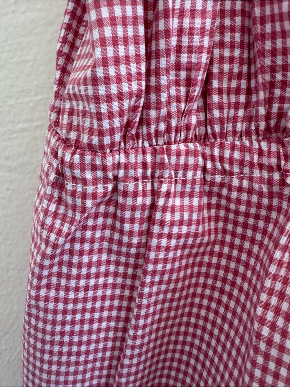 Red and white  Ruffle Cami Tank - Picture 3 of 7